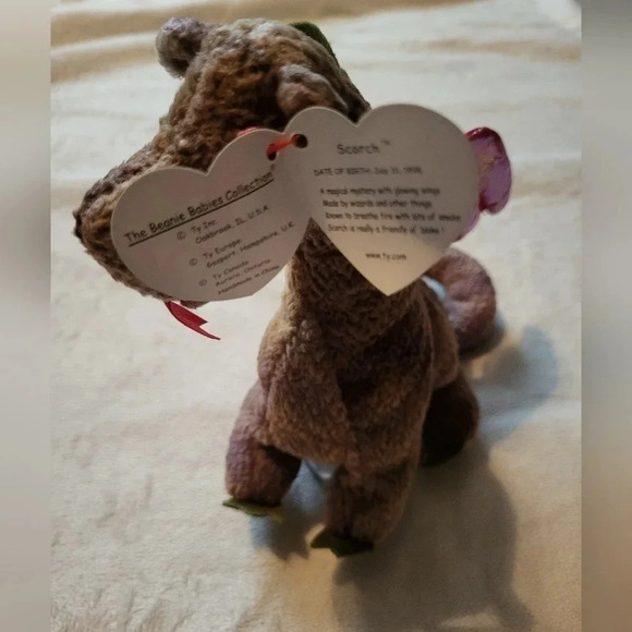 Ty Scorch the Dragon Beanie‎ Baby - Picture 4 of 4